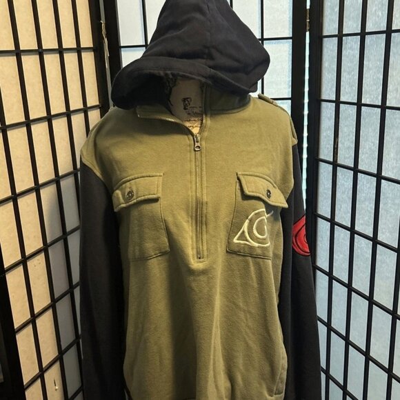 Naruto Sweater Ripple Junction quarter zip size Large - Picture 2 of 8